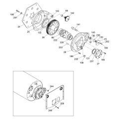 Gearbox Assembly for Wacker RS800V Roller