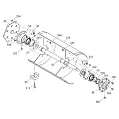 Drum Assembly for Wacker RS800V Roller