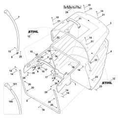 Grass Catcher Bag for Stihl Mower