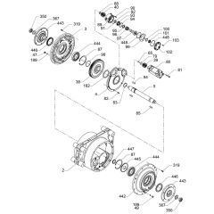 Drum Drive with Brake Assembly