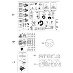 Decals for Wacker RT82-SC2