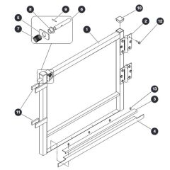 Half Gate for Skyjack SJ12 E Vertical Mast