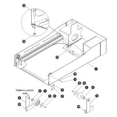 Lower Platform for Skyjack SJ12 E Vertical Mast