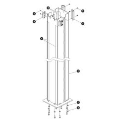 Mast 4 for Skyjack SJ12 E Vertical Mast