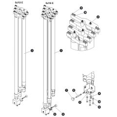 Mast Cylinder for Skyjack SJ12 E Vertical Mast