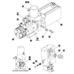 Power Unit for Skyjack SJ12 E Vertical Mast