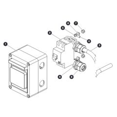 RCD Box (CE Only) for Skyjack SJ12 E Vertical Mast