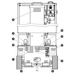 Rear Labels for Skyjack SJ12 E Vertical Mast