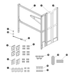 Saloon Gate Field Kit for Skyjack SJ12 E Vertical Mast