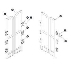 Saloon Gate for Skyjack SJ12 E Vertical Mast