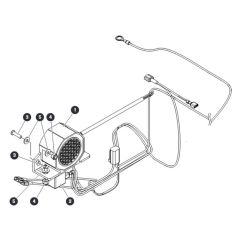 White Noise Alarm for Skyjack SJ12 E Vertical Mast