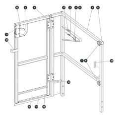 Gate for Skyjack SJ16 Access Platforms