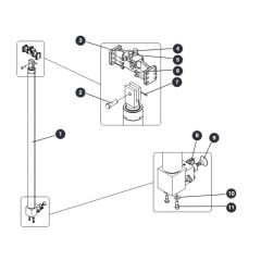 Lift Cylinder Hardware for Skyjack SJ16 Access Platforms