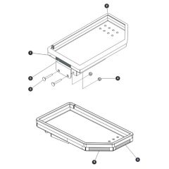 Tool Tray for Skyjack SJ16 Access Platforms
