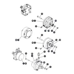 Wheel Motor and Brake for Skyjack SJ16 Access Platforms