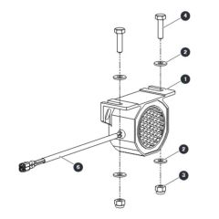 White Noise Alarm for Skyjack SJ16 Access Platforms