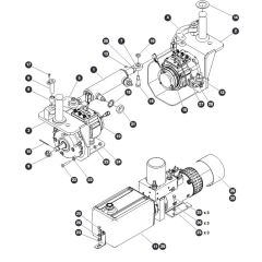 Drive and Steer Group for Skyjack SJ16 E Vertical Mast