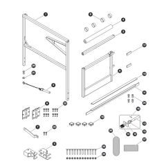 Half Gate Kit for Skyjack SJ16 E Vertical Mast