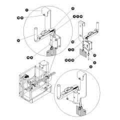 Light Duty Pipe Rack for Skyjack SJ16 E Vertical Mast