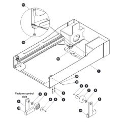 Lower Platform for Skyjack SJ16 E Vertical Mast