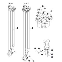 Mast Cylinder for Skyjack SJ16 E Vertical Mast