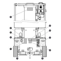 Rear Labels for Skyjack SJ16 E Vertical Mast