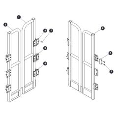 Saloon Gate for Skyjack SJ16 E Vertical Mast