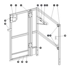 Full Gate Field Kit for Skyjack SJ20 E Vertical Mast