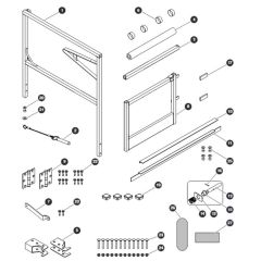 Half Gate Field Kit for Skyjack SJ20 E Vertical Mast