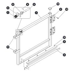 Half Gate for Skyjack SJ20 E Vertical Mast