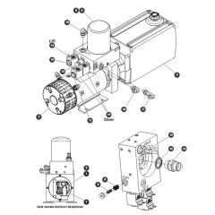 Power Unit for Skyjack SJ20 E Vertical Mast