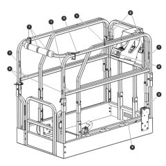 Platform Labels for Skyjack SJ3013 Micro DC Scissor Lift