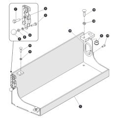 Battery Tray for Skyjack SJ3213 Micro DC Scissor Lift