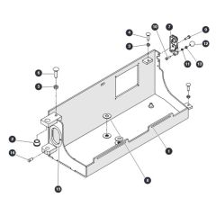 Hydraulic Tray for Skyjack SJ3213 Micro DC Scissor Lift