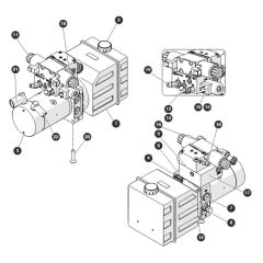 Motor Pump/ Tank/ Manifold for Skyjack SJ3213 Micro DC Scissor Lift