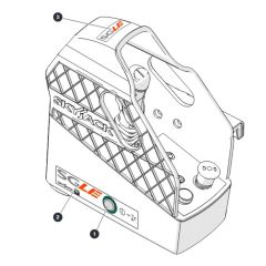 Secondary Guarding Lift Enable for Skyjack SJ3213 Micro DC Scissor Lift