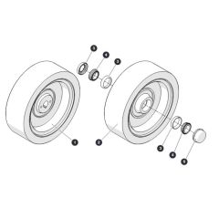 Tires for Skyjack SJ3213 Micro DC Scissor Lift