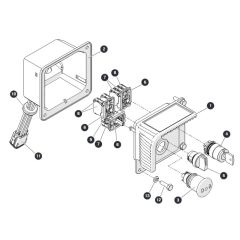 Base Controls for Skyjack SJ3219 Micro DC Scissor Lift