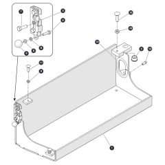 Battery Tray for Skyjack SJ3219 Micro DC Scissor Lift