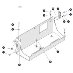 Hydraulic Tray for Skyjack SJ3219 Micro DC Scissor Lift