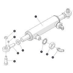 Steer Cylinder for Skyjack SJ3219 Micro DC Scissor Lift
