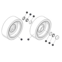 Tires for Skyjack SJ3219 Micro DC Scissor Lift