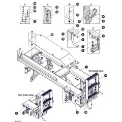 Base for Skyjack SJ3220 DC Scissor Lift