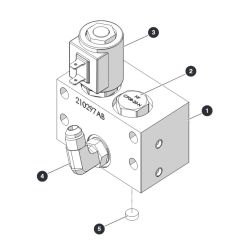 Cylinder Manifold for Skyjack SJ3220 DC Scissor Lift