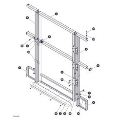 Full Rear Gate -  for Skyjack SJ3220 DC Scissor Lift
