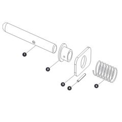 Gate Latch for Skyjack SJ3220 DC Scissor Lift