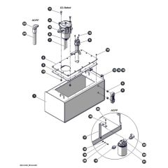Hydraulic Tank - EE-Rated/Aircraft Protection for Skyjack SJ3220 DC Scissor Lift
