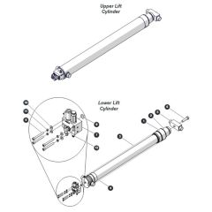 Lift Cylinder for Skyjack SJ3220 DC Scissor Lift