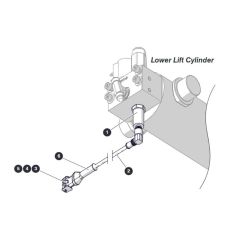 Lower Lift Cylinder for Skyjack SJ3220 DC Scissor Lift
