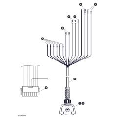 Platform Control Cable for Skyjack SJ3220 DC Scissor Lift